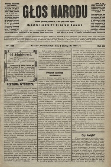 Głos Narodu : dziennik polityczny, założony w r. 1893 przez Józefa Rogosza (wydanie wieczorne). 1905, nr 326