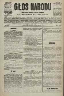 Głos Narodu : dziennik polityczny, założony w r. 1893 przez Józefa Rogosza (wydanie poranne). 1905, nr 329