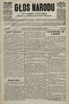 Głos Narodu : dziennik polityczny, założony w r. 1893 przez Józefa Rogosza (wydanie wieczorne). 1905, nr 330