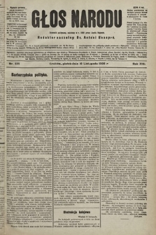 Głos Narodu : dziennik polityczny, założony w r. 1893 przez Józefa Rogosza (wydanie poranne). 1905, nr 335