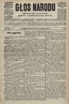 Głos Narodu : dziennik polityczny, założony w r. 1893 przez Józefa Rogosza (wydanie wieczorne). 1905, nr 346