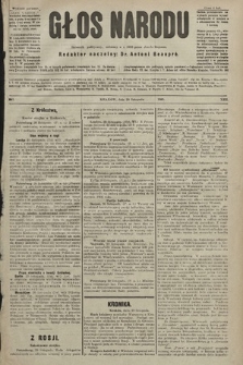 Głos Narodu : dziennik polityczny, założony w r. 1893 przez Józefa Rogosza (wydanie poranne). 1905, nr 353