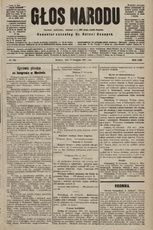 Głos Narodu : dziennik polityczny, założony w r. 1893 przez Józefa Rogosza (wydanie poranne). 1905, nr 365