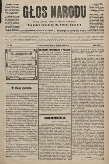 Głos Narodu : dziennik polityczny, założony w r. 1893 przez Józefa Rogosza (wydanie wieczorne). 1905, nr 368