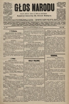 Głos Narodu : dziennik polityczny, założony w r. 1893 przez Józefa Rogosza (wydanie poranne). 1905, nr 369