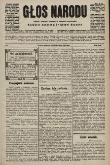 Głos Narodu : dziennik polityczny, założony w r. 1893 przez Józefa Rogosza (wydanie wieczorne). 1905, nr 370
