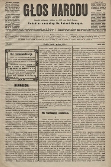 Głos Narodu : dziennik polityczny, założony w r. 1893 przez Józefa Rogosza (wydanie wieczorne). 1905, nr 372