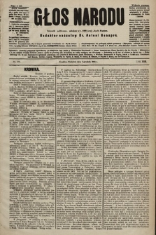 Głos Narodu : dziennik polityczny, założony w r. 1893 przez Józefa Rogosza (wydanie poranne). 1905, nr 375