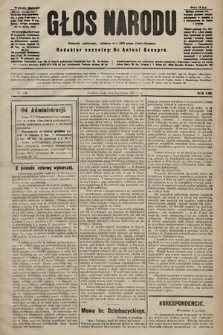 Głos Narodu : dziennik polityczny, założony w r. 1893 przez Józefa Rogosza (wydanie wieczorne). 1905, nr 378