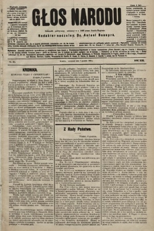 Głos Narodu : dziennik polityczny, założony w r. 1893 przez Józefa Rogosza (wydanie poranne). 1905, nr 381