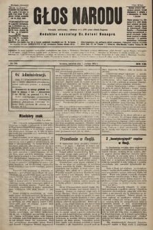 Głos Narodu : dziennik polityczny, założony w r. 1893 przez Józefa Rogosza (wydanie wieczorne). 1905, nr 382