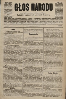 Głos Narodu : dziennik polityczny, założony w r. 1893 przez Józefa Rogosza (wydanie poranne). 1905, nr 383