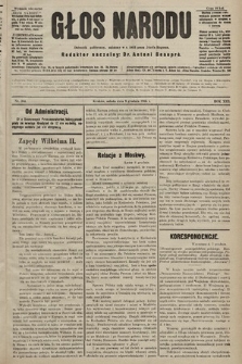 Głos Narodu : dziennik polityczny, założony w r. 1893 przez Józefa Rogosza (wydanie wieczorne). 1905, nr 384
