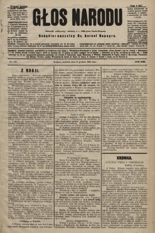 Głos Narodu : dziennik polityczny, założony w r. 1893 przez Józefa Rogosza (wydanie poranne). 1905, nr 385
