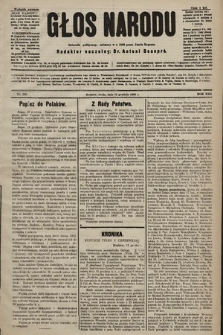 Głos Narodu : dziennik polityczny, założony w r. 1893 przez Józefa Rogosza (wydanie poranne). 1905, nr 390