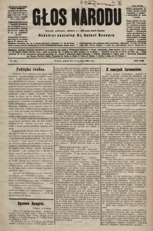 Głos Narodu : dziennik polityczny, założony w r. 1893 przez Józefa Rogosza (wydanie wieczorne). 1905, nr 394