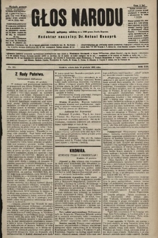 Głos Narodu : dziennik polityczny, założony w r. 1893 przez Józefa Rogosza (wydanie poranne). 1905, nr 395