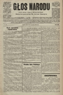 Głos Narodu : dziennik polityczny, założony w r. 1893 przez Józefa Rogosza (wydanie wieczorne). 1905, nr 396