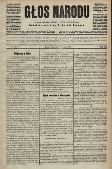 Głos Narodu : dziennik polityczny, założony w r. 1893 przez Józefa Rogosza (wydanie wieczorne). 1905, nr 399
