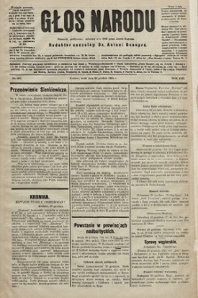 Głos Narodu : dziennik polityczny, założony w r. 1893 przez Józefa Rogosza (wydanie poranne). 1905, nr 402