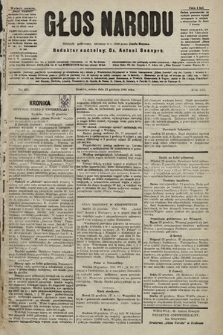 Głos Narodu : dziennik polityczny, założony w r. 1893 przez Józefa Rogosza (wydanie poranne). 1905, nr 407