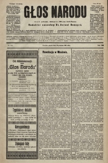 Głos Narodu : dziennik polityczny, założony w r. 1893 przez Józefa Rogosza (wydanie wieczorne). 1905, nr 412