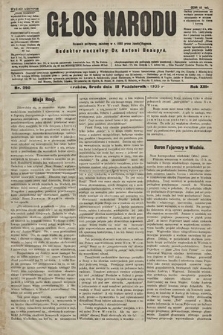 Głos Narodu : dziennik polityczny, założony w r. 1893 przez Józefa Rogosza (wydanie wieczorne). 1905, nr 290