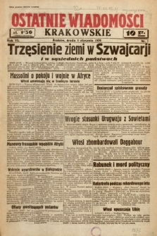 Ostatnie Wiadomości Krakowskie. 1936, nr 1