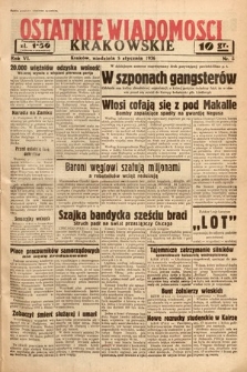 Ostatnie Wiadomości Krakowskie. 1936, nr 5