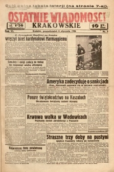 Ostatnie Wiadomości Krakowskie. 1936, nr 6