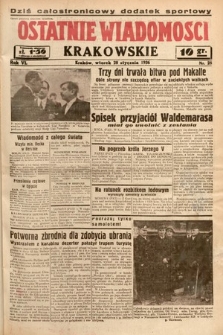 Ostatnie Wiadomości Krakowskie. 1936, nr 28