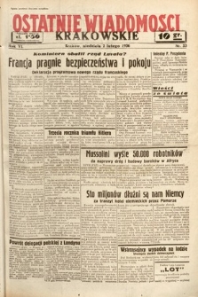 Ostatnie Wiadomości Krakowskie. 1936, nr 33