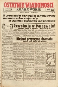 Ostatnie Wiadomości Krakowskie. 1936, nr 38