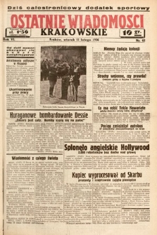 Ostatnie Wiadomości Krakowskie. 1936, nr 42