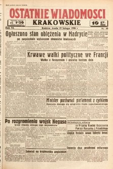 Ostatnie Wiadomości Krakowskie. 1936, nr 50