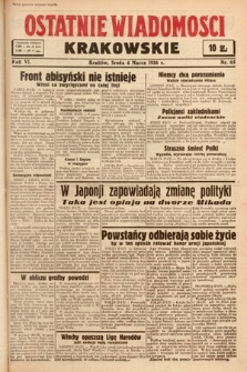 Ostatnie Wiadomości Krakowskie. 1936, nr 66