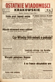 Ostatnie Wiadomości Krakowskie. 1936, nr 70