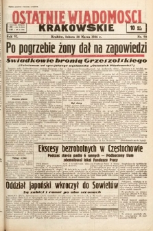 Ostatnie Wiadomości Krakowskie. 1936, nr 90