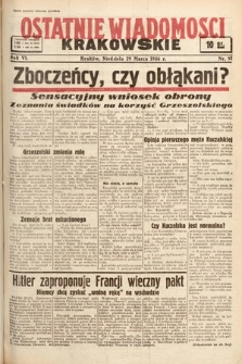 Ostatnie Wiadomości Krakowskie. 1936, nr 91