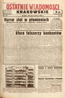 Ostatnie Wiadomości Krakowskie. 1936, nr 93