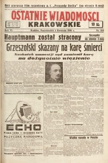 Ostatnie Wiadomości Krakowskie. 1936, nr 100