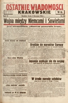Ostatnie Wiadomości Krakowskie. 1936, nr 102