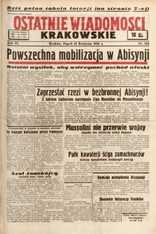 Ostatnie Wiadomości Krakowskie. 1936, nr 104