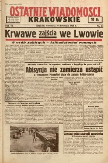 Ostatnie Wiadomości Krakowskie. 1936, nr 111