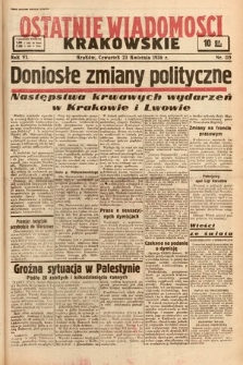Ostatnie Wiadomości Krakowskie. 1936, nr 115