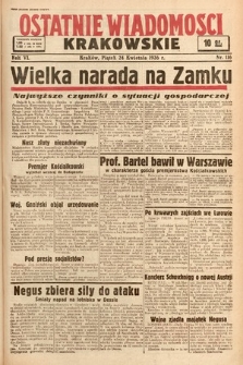 Ostatnie Wiadomości Krakowskie. 1936, nr 116