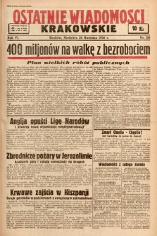 Ostatnie Wiadomości Krakowskie. 1936, nr 118