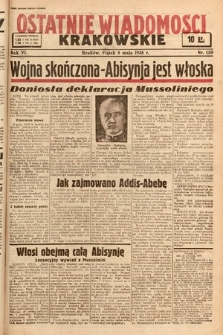 Ostatnie Wiadomości Krakowskie. 1936, nr 130