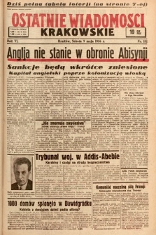Ostatnie Wiadomości Krakowskie. 1936, nr 131