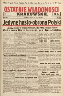Ostatnie Wiadomości Krakowskie. 1936, nr 149